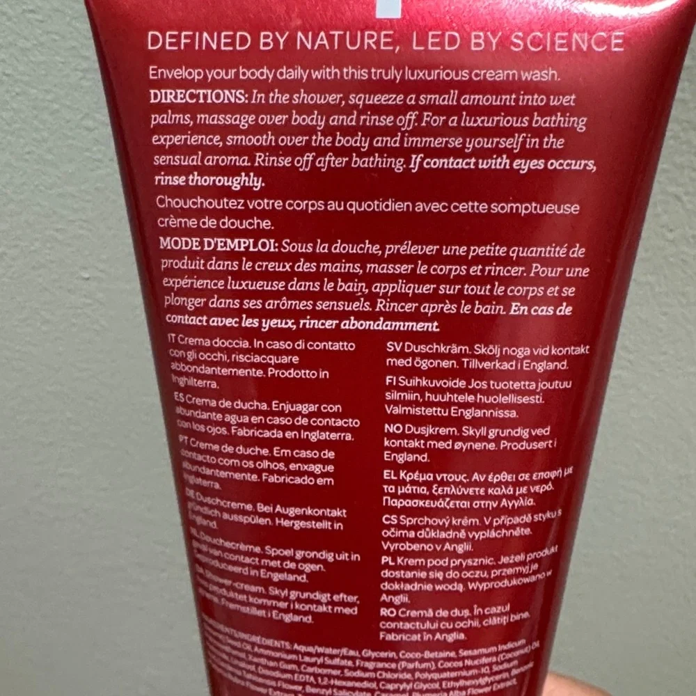 ELEMIS Frangipani Monoi Shower Cream - Red Tube with Silver Cap